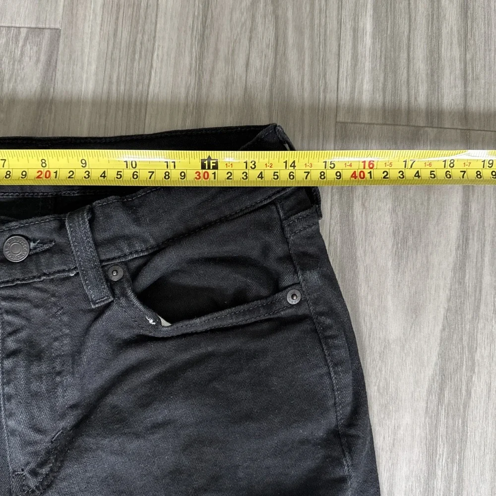 Levi's 511 Black Slim Jeans Size 29x32